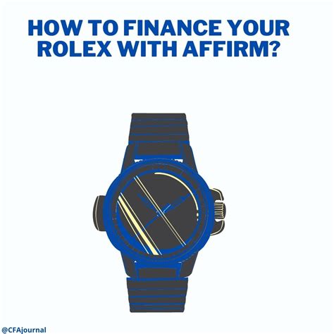 rolex on finance|finance rolex with affirm.